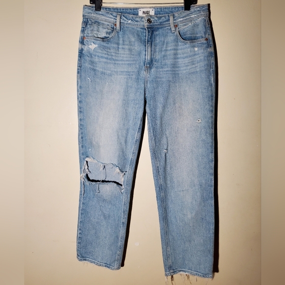 Paige Noella  Destructed Jeans Size 29 - Picture 2 of 10